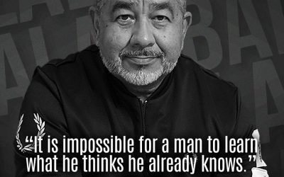 “It is impossible for a man to learn what he thinks he already knows.”
